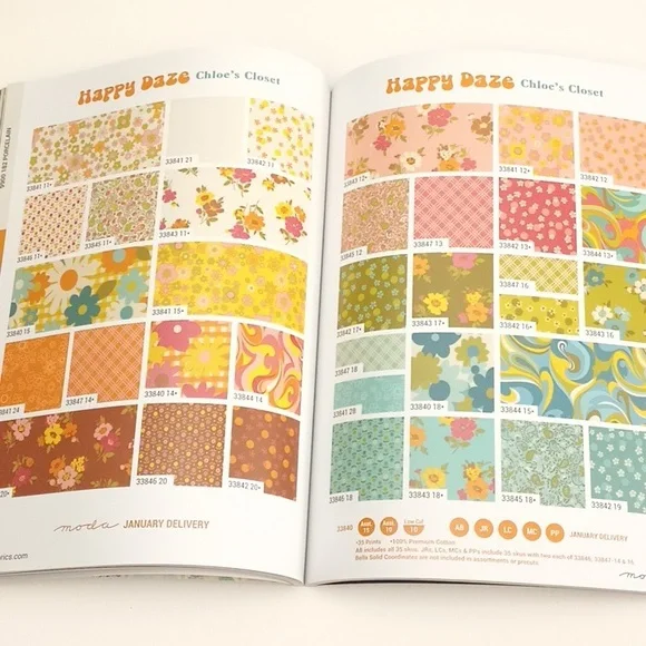 3/$15 Paper Crafting Moda Piece Fabric Catalog - Picture 11 of 16